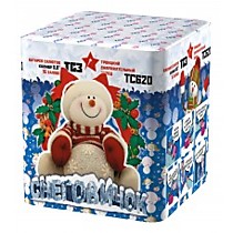 Фейерверк салют ТС620 СНЕГОВИЧОК (0,8" х 16)