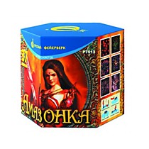 Фейерверк салют Р7513 «АМАЗОНКА» (1”х 37)